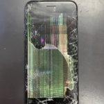 iPhone7の画面が割れて液晶に線が入って液漏れ起きて何も見えなくなってしまった!その状態でも復旧ができます!