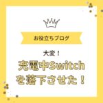 Nintendo Switchが充電中に落下した際の対処法